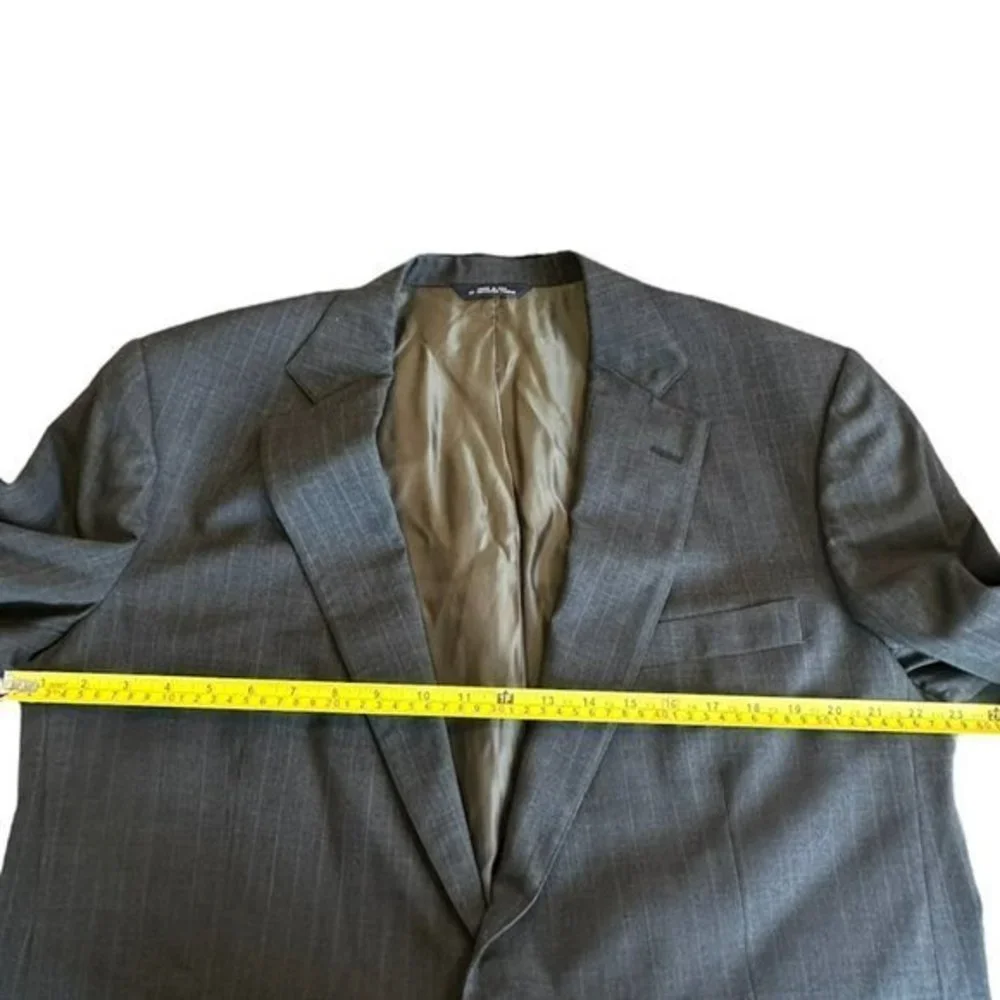 Brooks Brothers Brooksease‎ 100% Wool Blazer Mens 46L *missing button*
